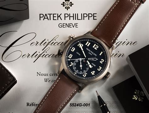 patek philippe calatrava pilot travel time 5524g 001 white gold|Patek Philippe review.